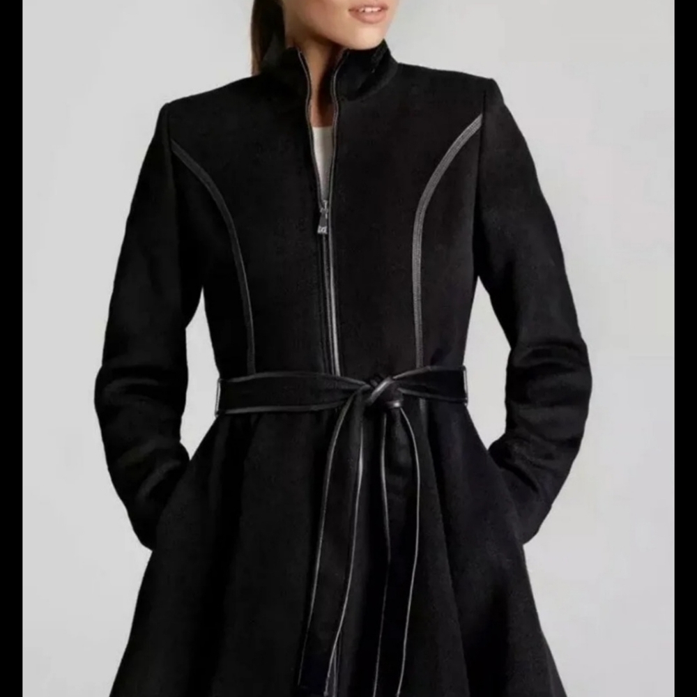 Dawn levy wool coat xs